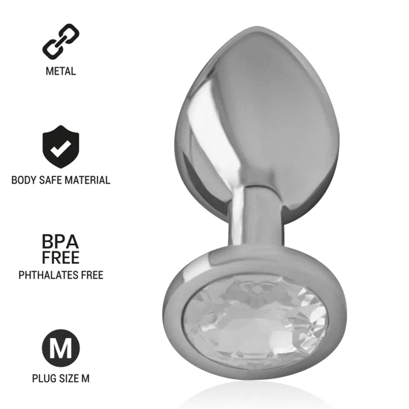 Plug Anal Métallique Luxe Bijou Diamant - Image 8