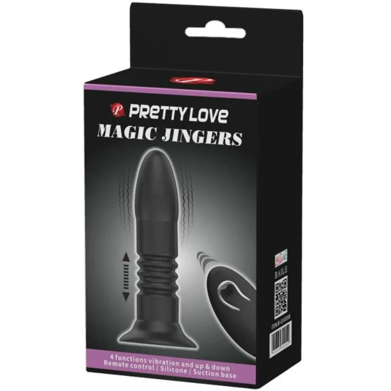 Plug Anal Silicone Noir Télécommande Vibrations - Image 6