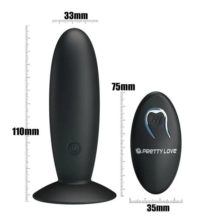 Plug Anal Silicone Vibrations Télécommande - Image 2