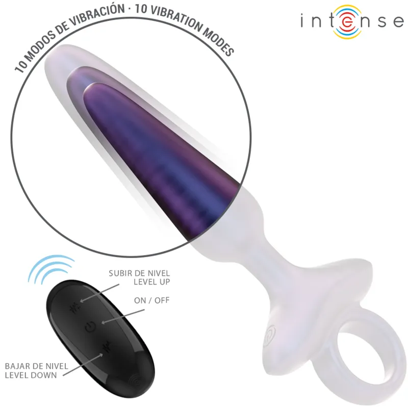 Plug Anal Vibrant En Silicone Rechargeable - Image 3