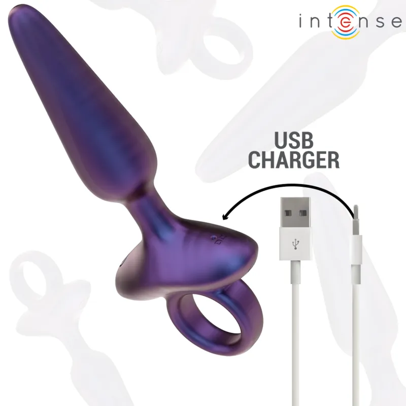 Plug Anal Vibrant En Silicone Rechargeable - Image 6