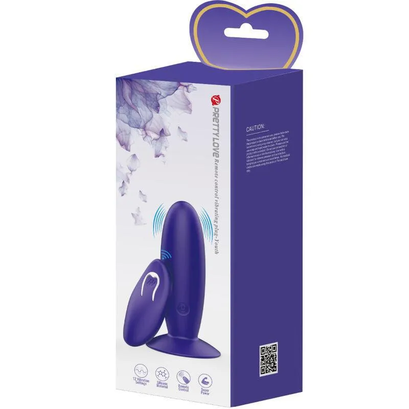 Plug Anal Vibrant Rechargeable Silicone Violet - Image 2