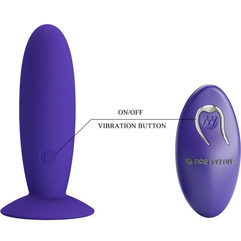 Plug Anal Vibrant Rechargeable Silicone Violet - Image 3
