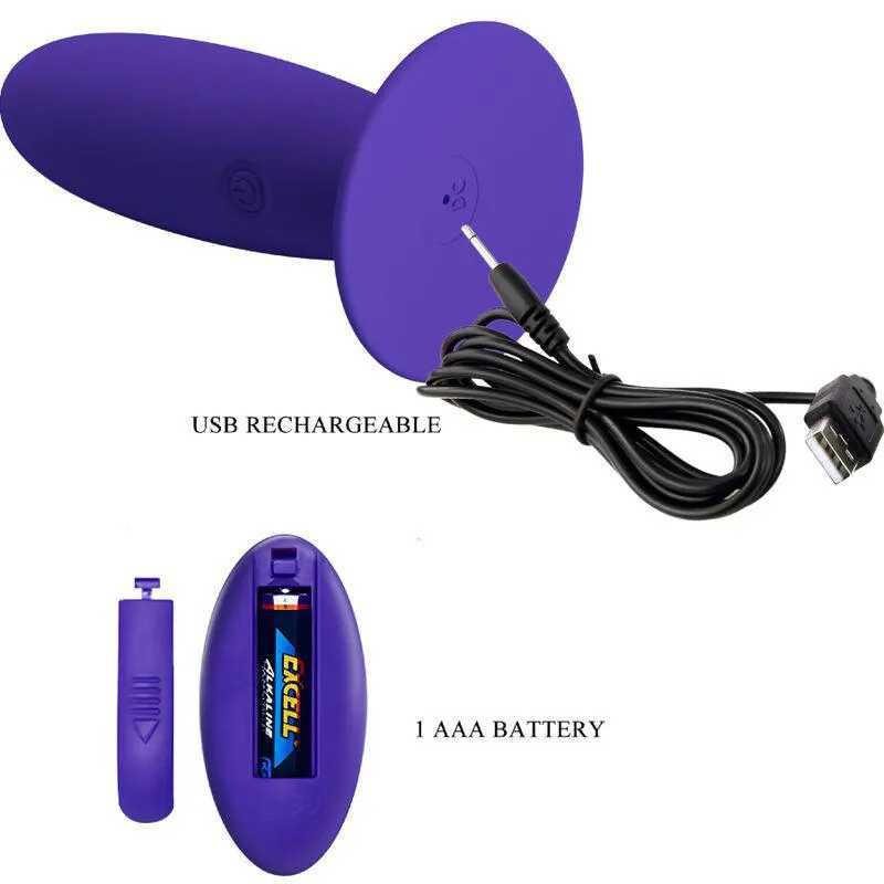 Plug Anal Vibrant Rechargeable Silicone Violet - Image 4