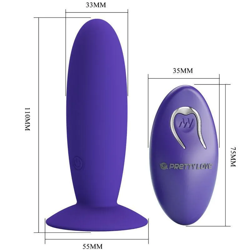 Plug Anal Vibrant Rechargeable Silicone Violet - Image 5