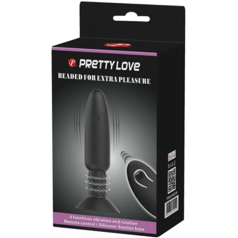 Plug Anal Vibrant Silicone Noir Rechargeable - Image 2