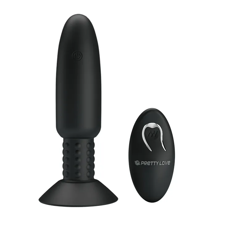 Plug Anal Vibrant Silicone Noir Rechargeable - Image 3