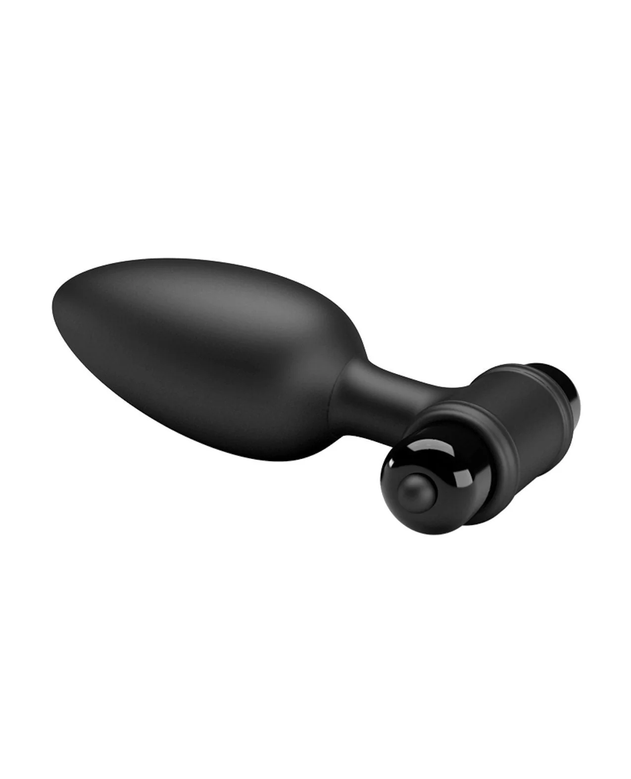 Pretty Love Vibra Butt Plug II - Black - Image 3