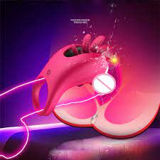 Rotation Oral Tongue Licking Penis Vibrating Ring G-spot Massager - Image 6