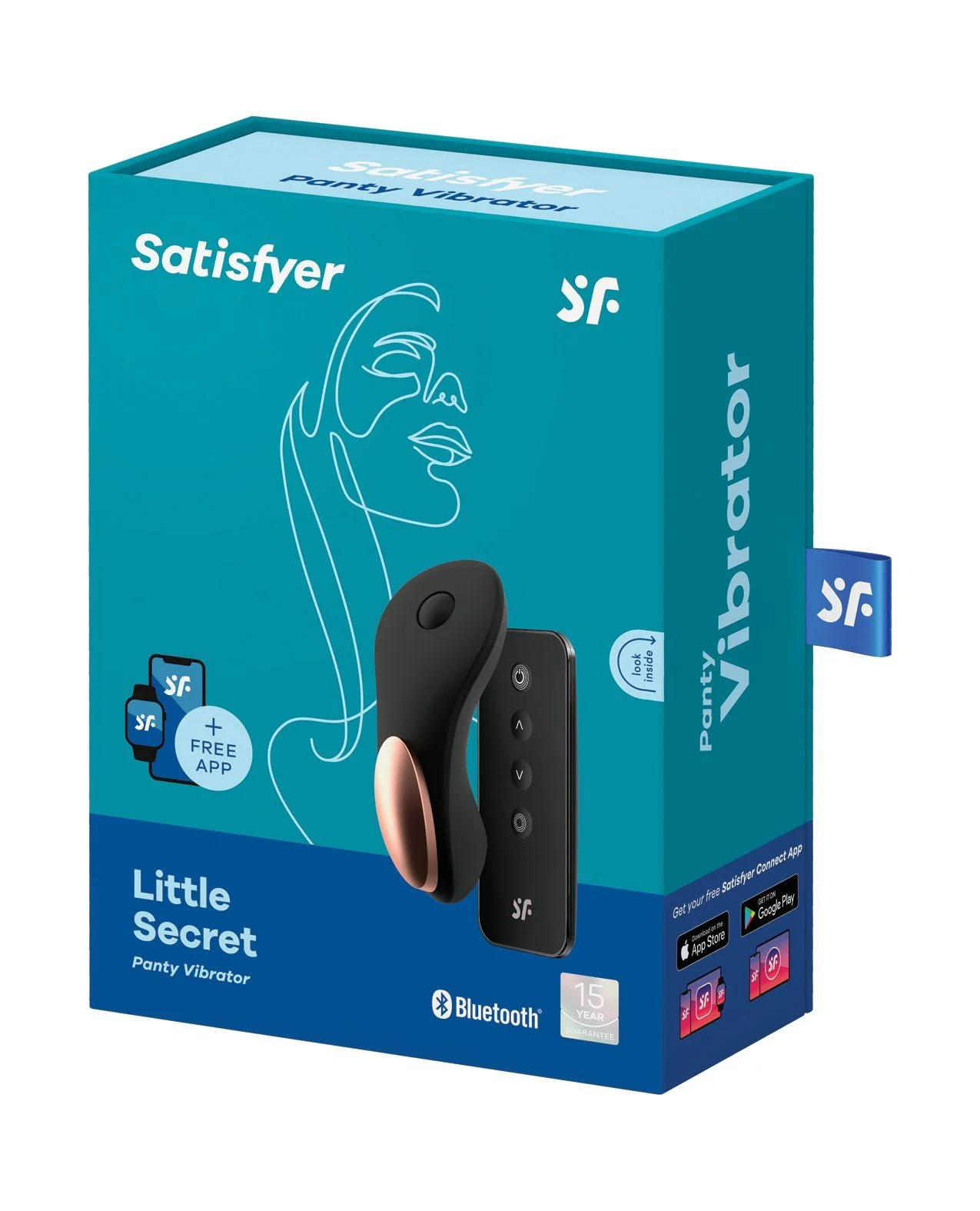 Satisfyer Little Secret Panty Vibrator - Black - Image 5