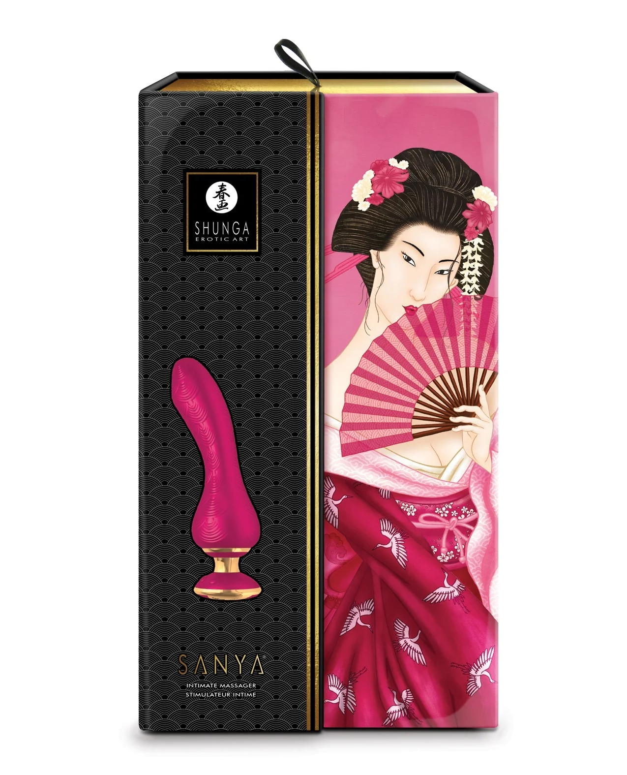 Shunga Sanya Intimate Massager - Raspberry - Image 4