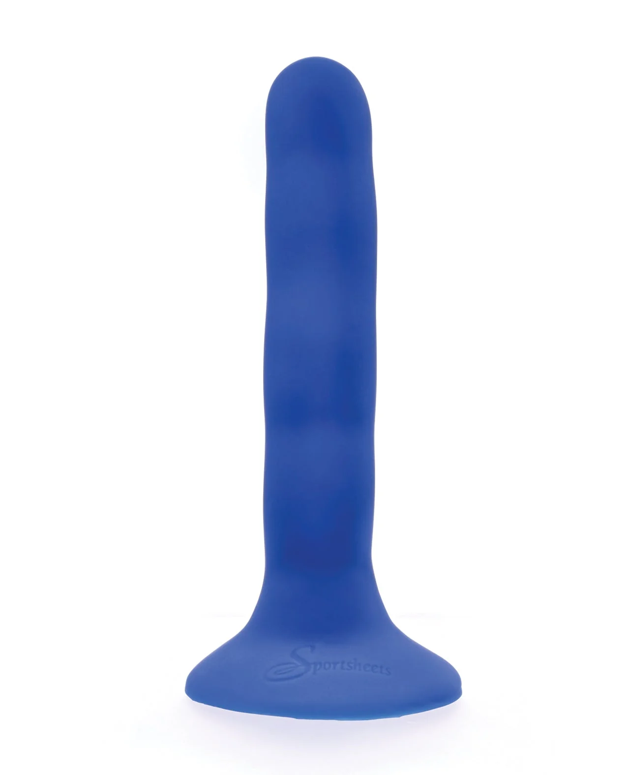 Sportsheets 5.25" Please Silicone Dildo - Blue - Image 3