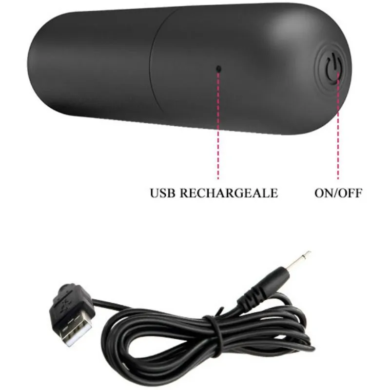 Stimulateur Unisexe Rechargeable Silicone Vibrateur - Image 5