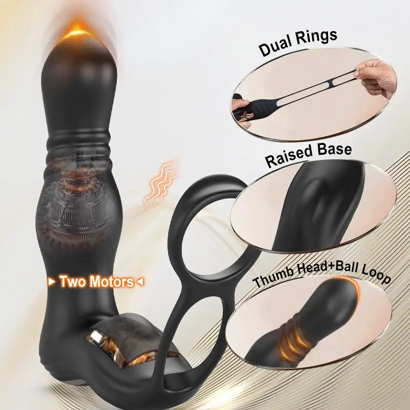 THOR - Best Seller Thrusting Vibrating Solo Male Play Prostate Massager - Image 4