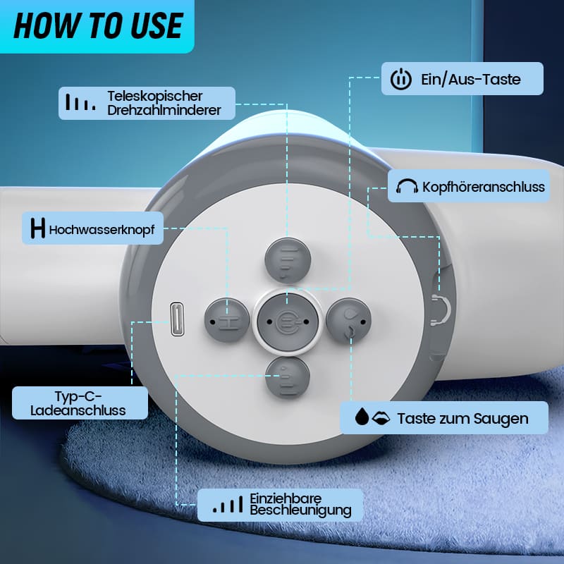Tiden-Automatische Schmierung 8 Push 8 Suck Handheld Male Masturbator - Image 8