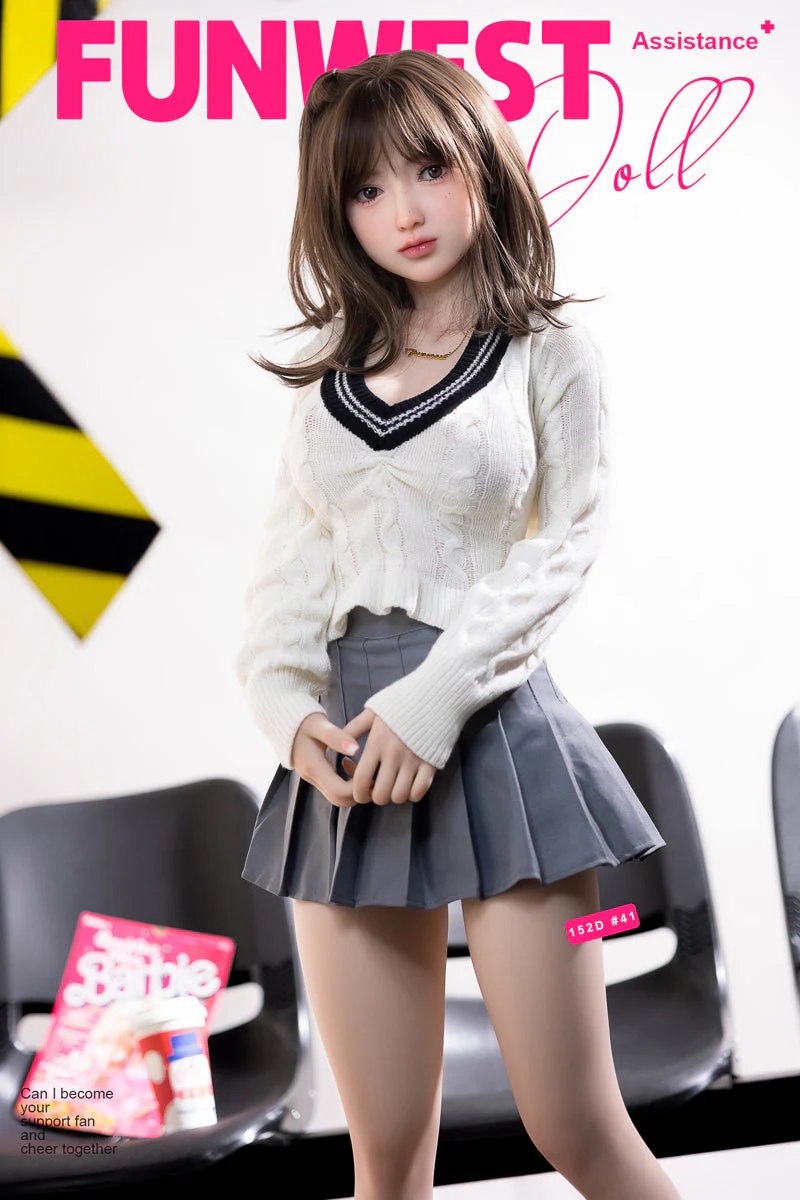US In Stock - 152cm/4ft11 Japanese D-cup TPE Sex Doll -#041 White Amy - Image 8