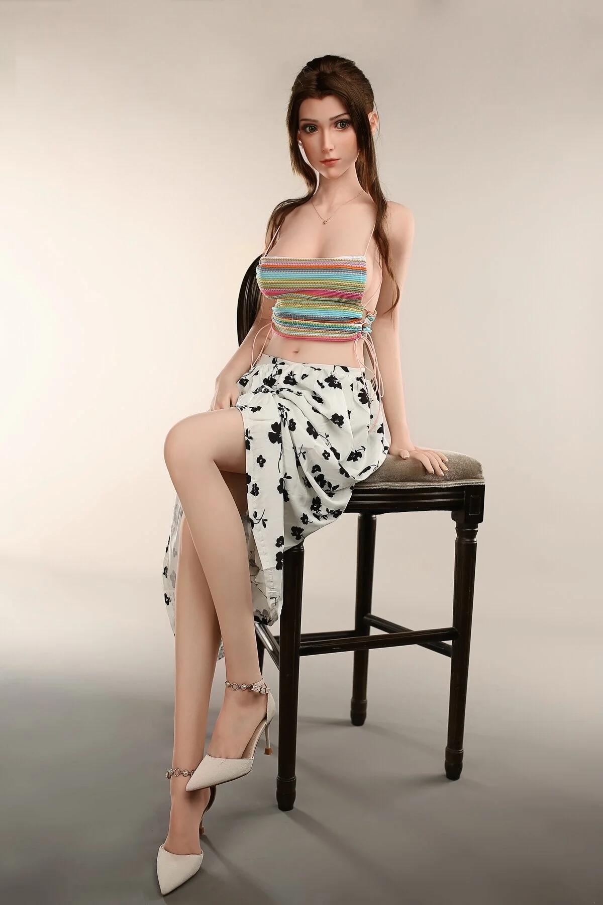 US In Stock - 160cm/5ft3 D-cup Silicone Head Sex Doll C25S - Alice White - Image 2