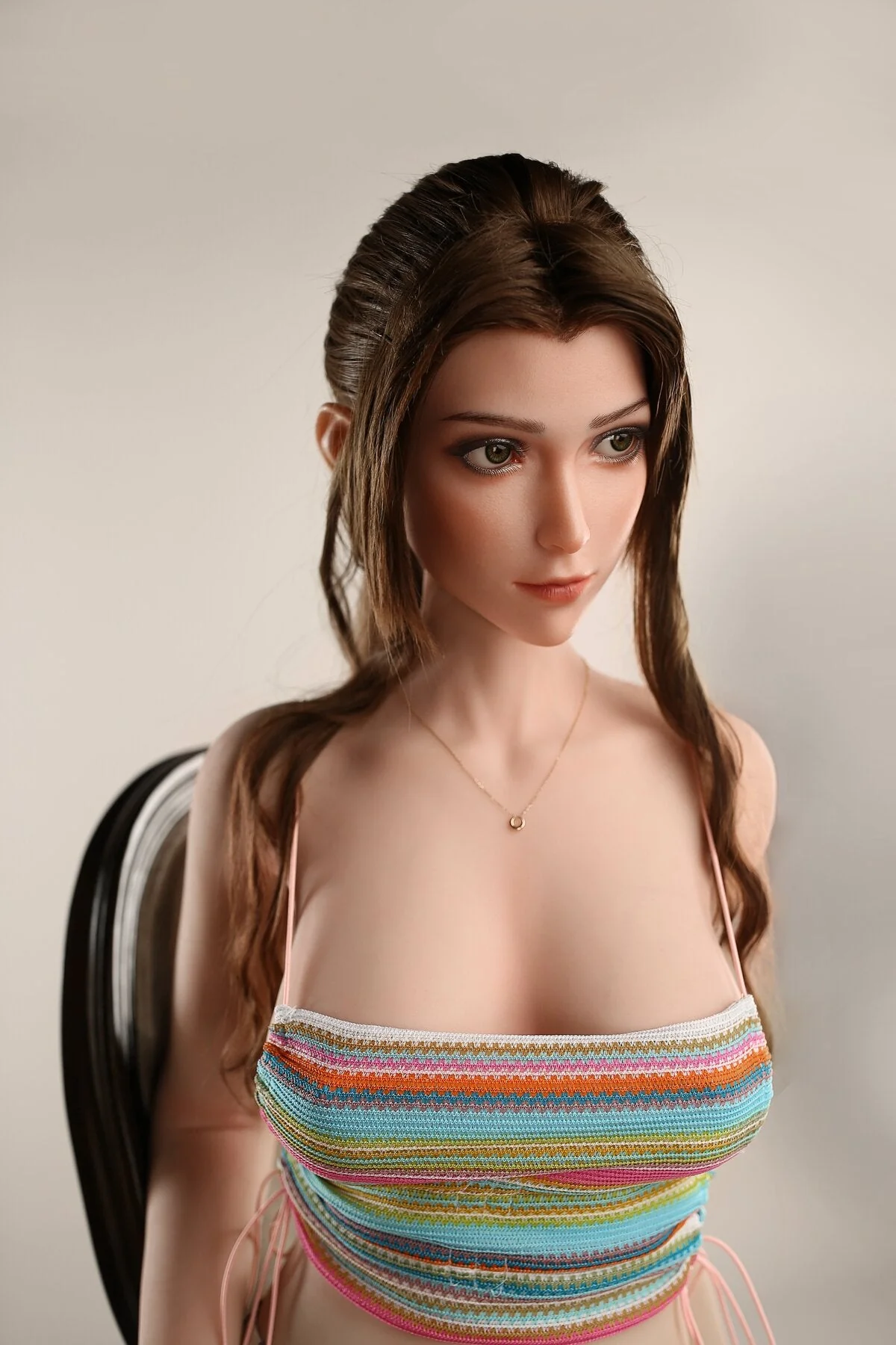US In Stock - 160cm/5ft3 D-cup Silicone Head Sex Doll C25S - Alice White - Image 4