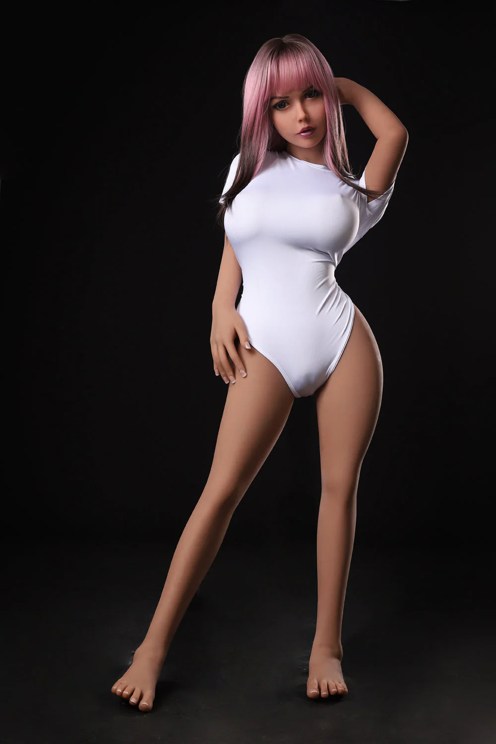 US In Stock - 140cm/4ft7 E-cup Red Hair TPE Sex Doll - C14 - Image 6