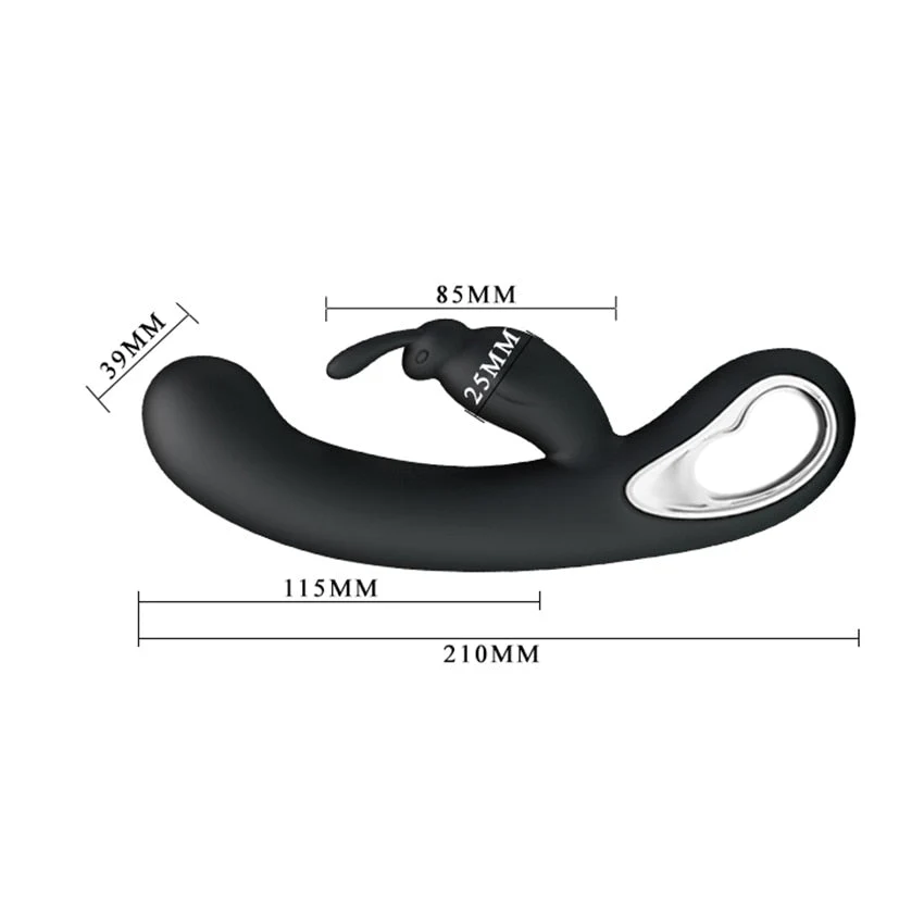 USB Rechargeable 12 Speed Rabbit Vibrator G-bliss O-maker - Image 4