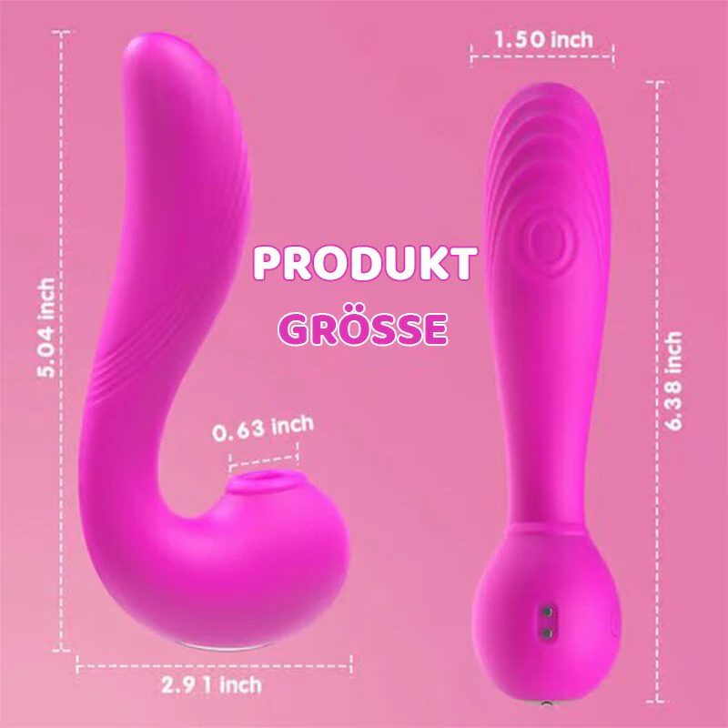 10 Vibrating 5 Flapping Sucking Klitoris lecken und G Spot Vibrator - Image 5