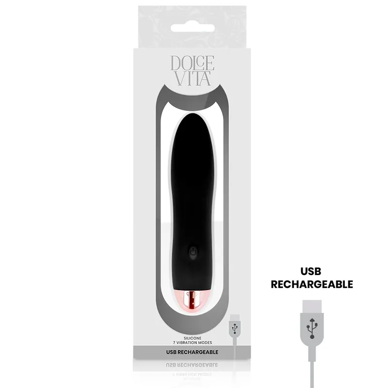 Vibrateur Rechargeable En Silicone Hypoallergénique Dolce Vita - Image 3