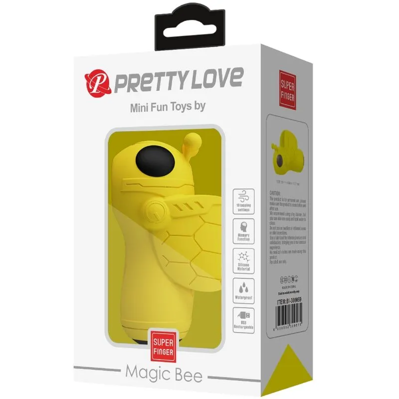 Vibromasseur À Doigt Rechargeable En Silicone Jaune - Image 2