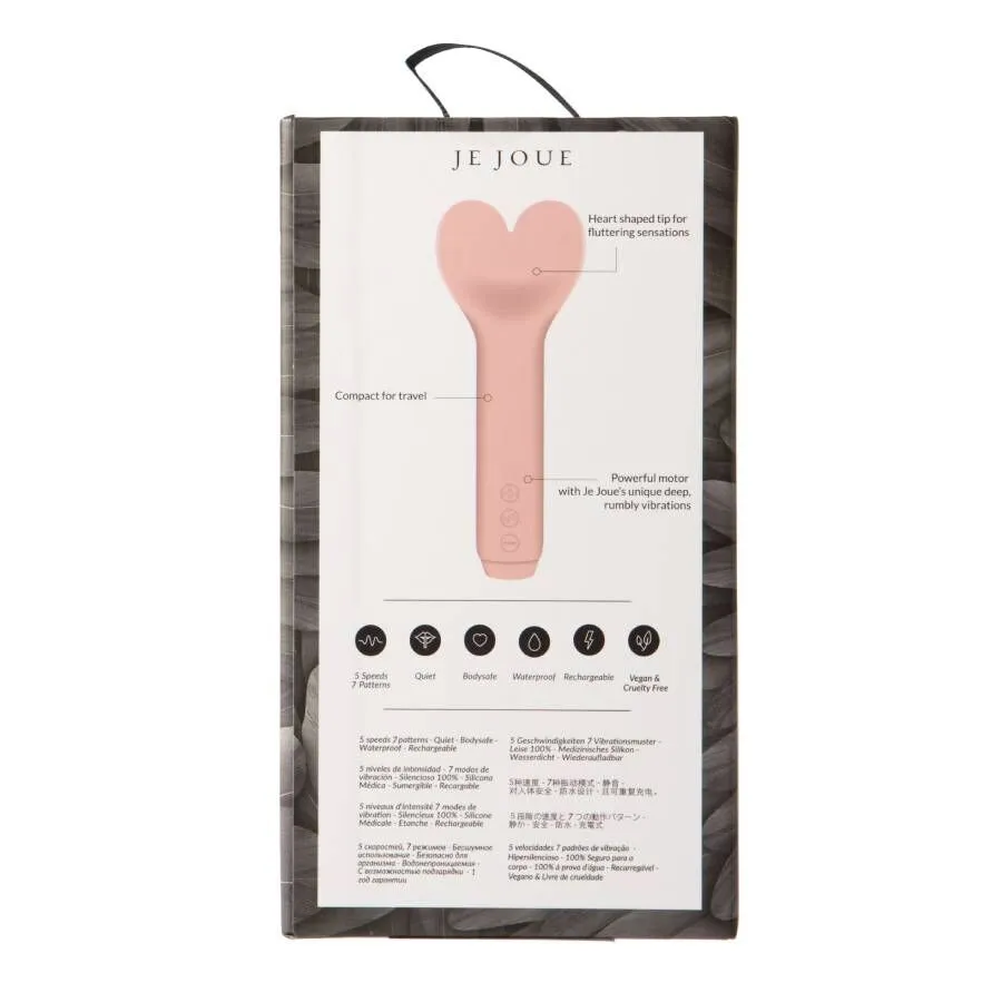 Vibromasseur Bullet Silicone Cœur Étanche Rechargeable - Image 2