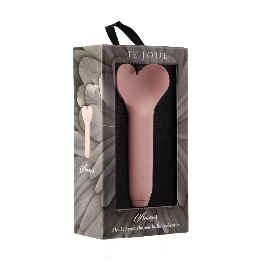 Vibromasseur Bullet Silicone Cœur Étanche Rechargeable - Image 4