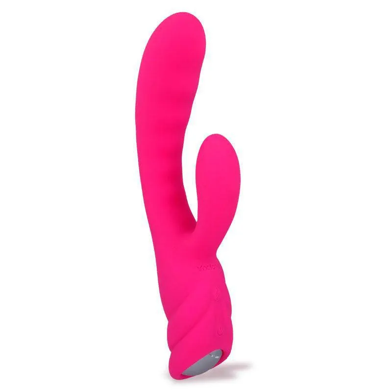 Vibromasseur Chauffant Rose Silicone Rechargeable - Image 2