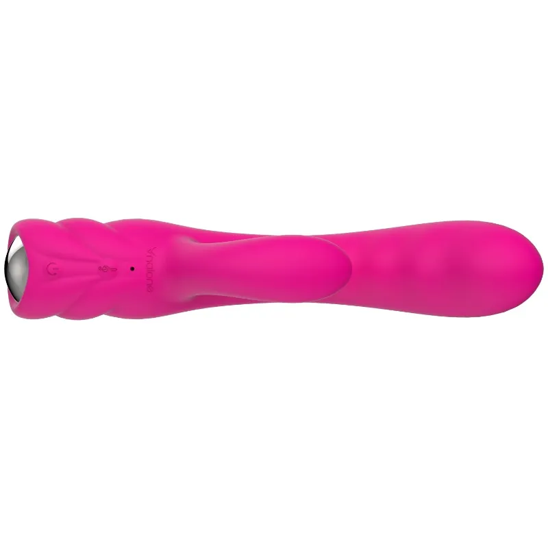 Vibromasseur Chauffant Rose Silicone Rechargeable - Image 3