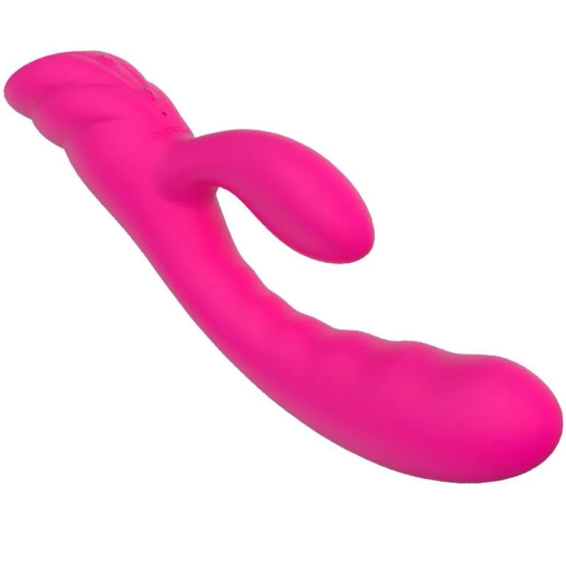 Vibromasseur Chauffant Rose Silicone Rechargeable - Image 4