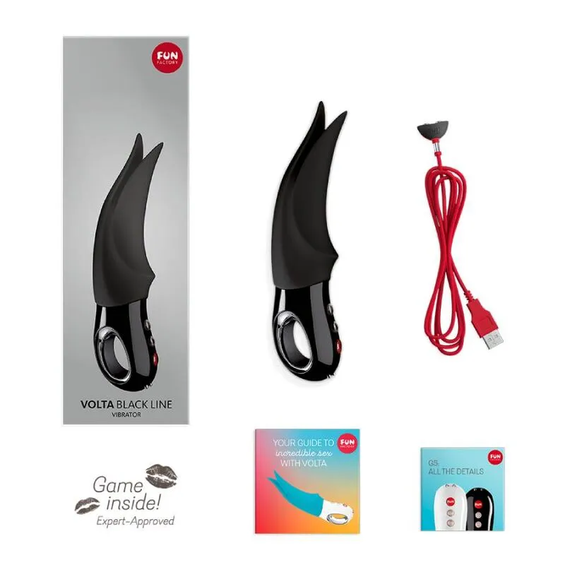 Vibromasseur Clitoridien Puissant Noir Volta Couples - Image 2