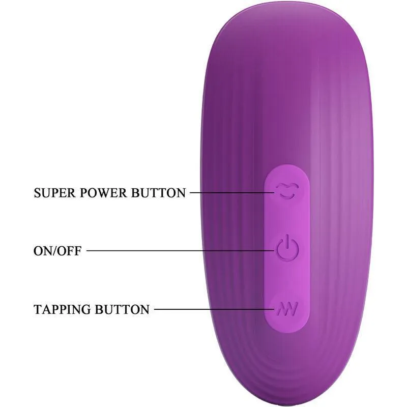 Vibromasseur Clitoridien Violet Silicone Rechargeable - Image 3