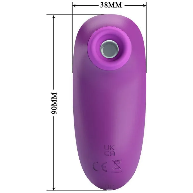 Vibromasseur Clitoridien Violet Silicone Rechargeable - Image 5