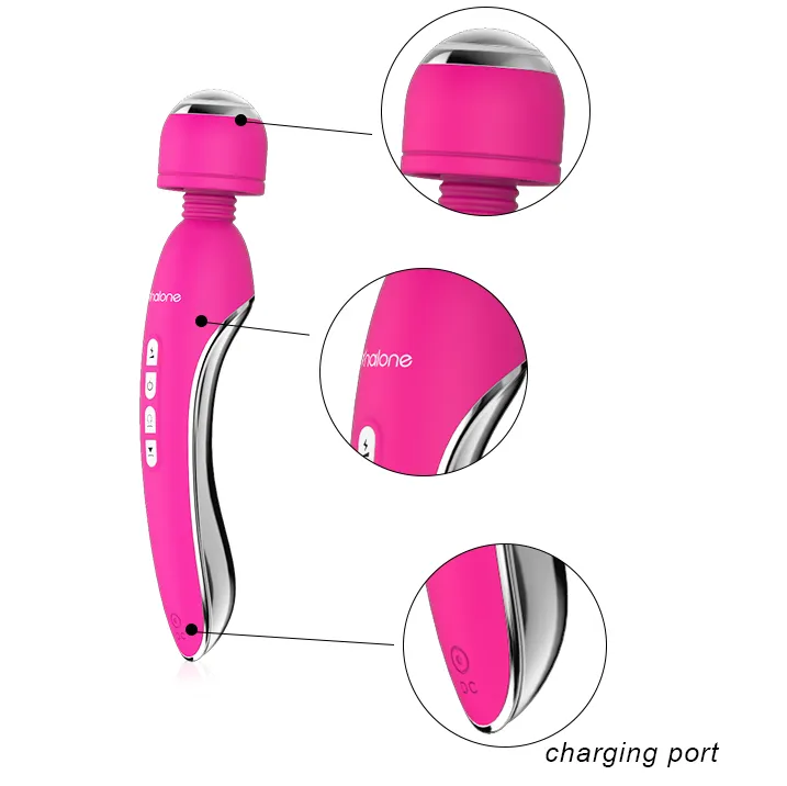 Vibromasseur Électromagnétique Silicone Silencieux - Image 3