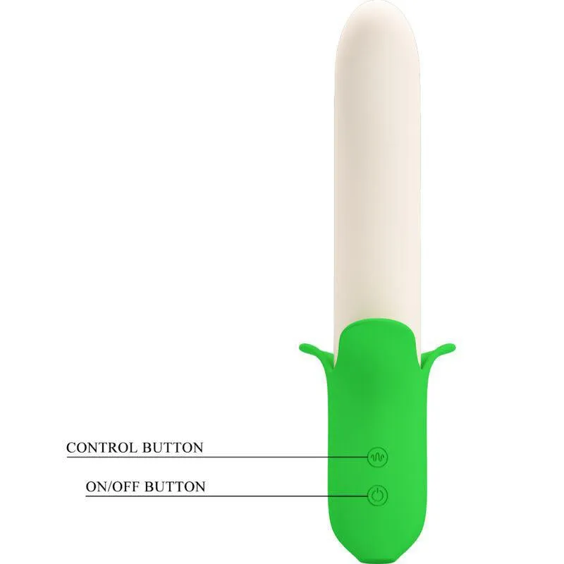 Vibromasseur En Silicone Vert Clair Rechargeable - Image 4