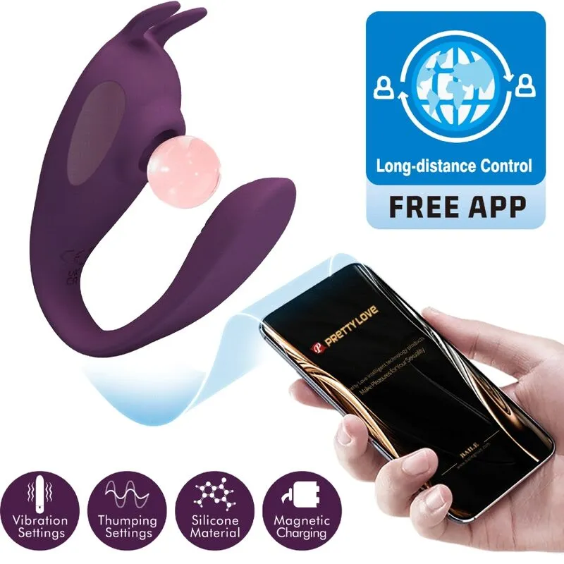 Vibromasseur Ergonomique En Silicone Violet - Image 3