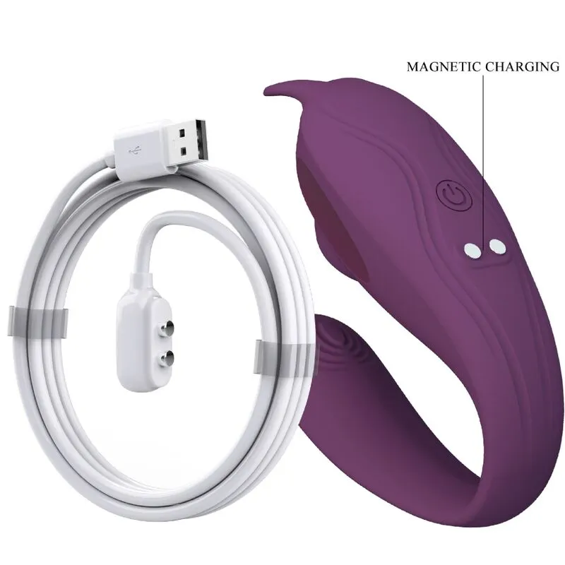 Vibromasseur Ergonomique En Silicone Violet - Image 4