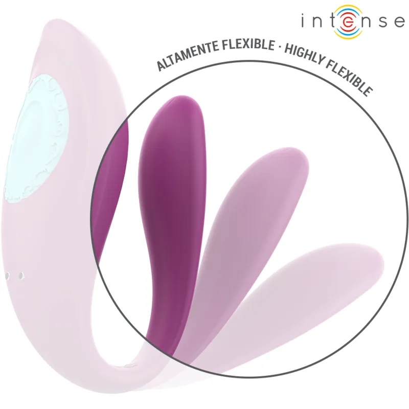Vibromasseur Ergonomique Violet Silicone Étanche - Image 3