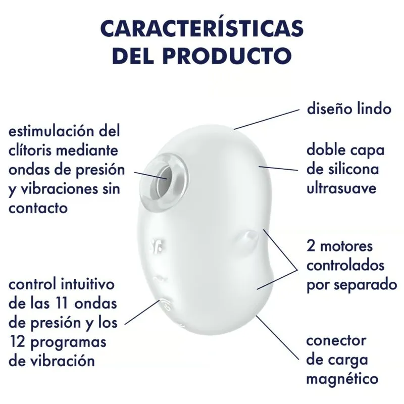 Vibromasseur Étanche Clitoridien Silicone Satisfyer - Image 3