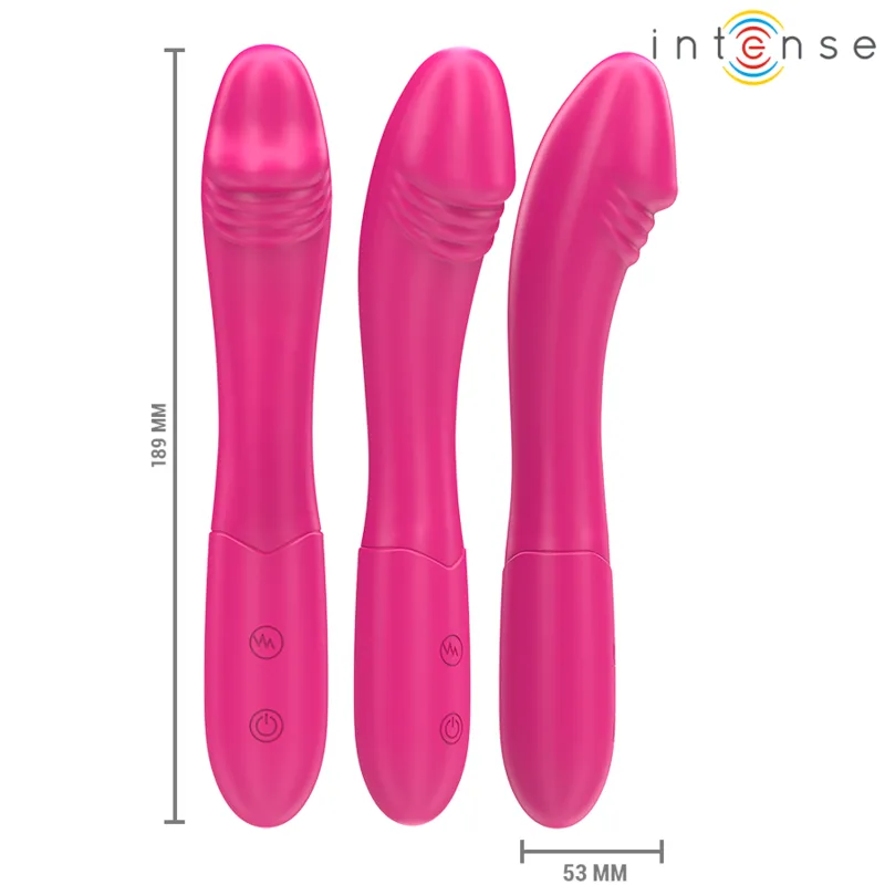 Vibromasseur Flexible Silicone Rose Étanche - Image 5