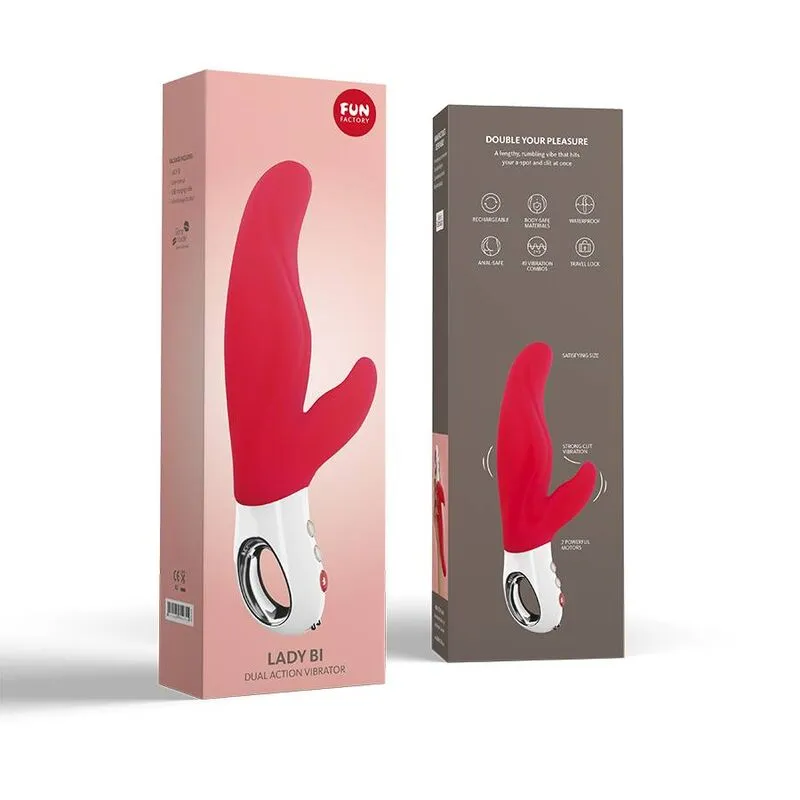 Vibromasseur Longue Taille Double Stimulation Silicone Imperméable - Image 3