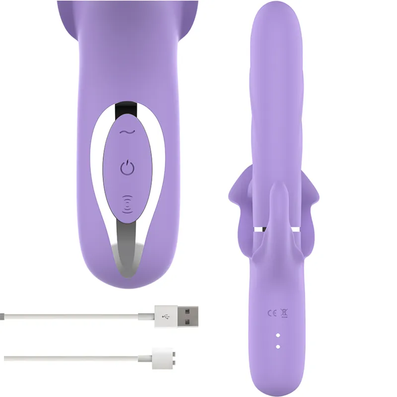 Vibromasseur Luxe Violet Multifonction Étanche - Image 2