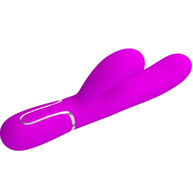 Vibromasseur Multifonction Étanche Silicone Violet - Image 10