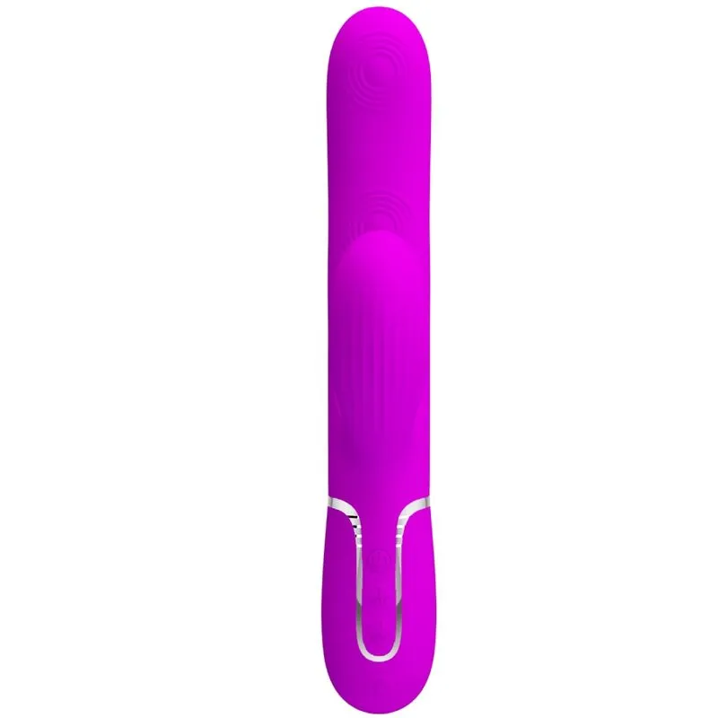 Vibromasseur Multifonction Étanche Silicone Violet - Image 11