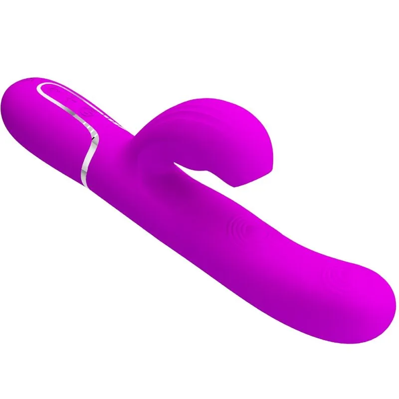 Vibromasseur Multifonction Étanche Silicone Violet - Image 7