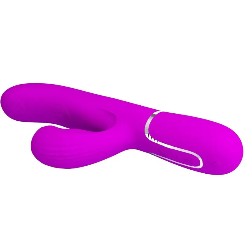 Vibromasseur Multifonction Étanche Silicone Violet - Image 9