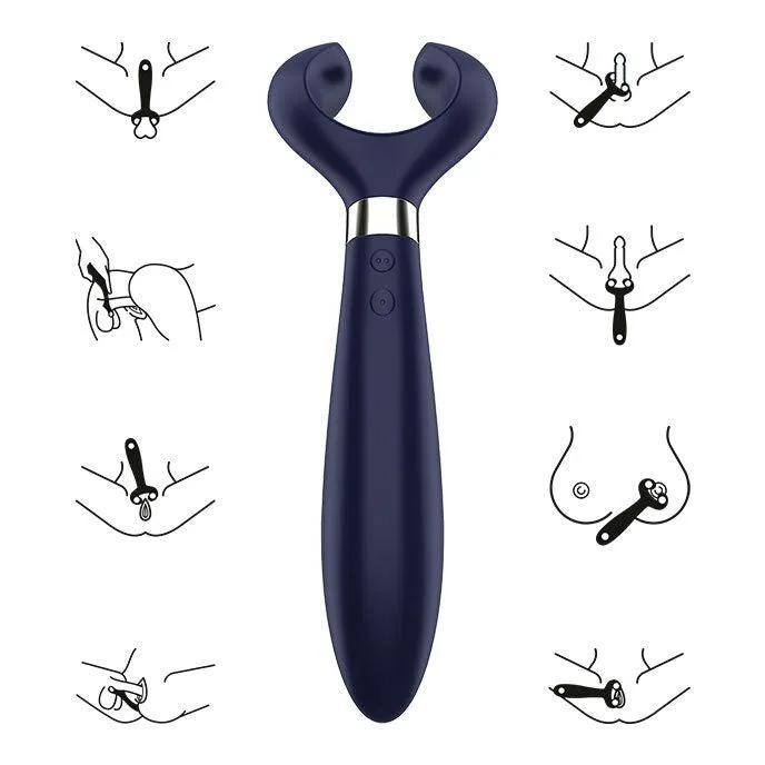Vibromasseur Multifonction Silicone Étanche Couples - Image 7