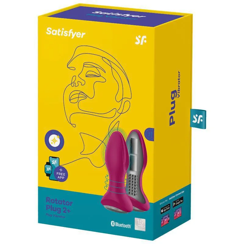 Vibromasseur Plug Anal Rotatif Silicone Unisexe - Image 2